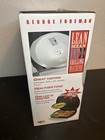 Nib Silver George Foreman Jumbo Size Large Grill Lean Mean Fat Grilling Machine
