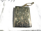 Gilt Sterling Edwardian Calling Card Case With Hand Chain William Kerr Co 1905