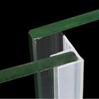 F-shape Silica Gel Bath Shower Screen Door Window Seal Strip For 6 8 10 12mm