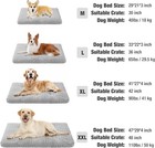 Dog Bed - Plush Pet Crate Pad With Anti-slip Bottom  Washable