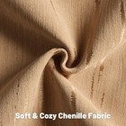 Futei Bronze Chenille Decorative Throw Pillow Covers 18x18  Set Of 2 Soft Emboss