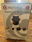 Monbebe 2 In 1 Child Highchair And Shopping Cart Cover W memory Foam In Blue 