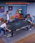 Vevor 89  Air Hockey Table With Led Lights   Electronic Scorer