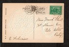 1915 New Years Postcard Palo Alto  Ca W Sc 327 Panam Stamp  Ww Pc letter Lots