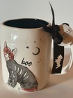 Rae Dunn Boo Skeleton Sweater Cat Halloween Mug