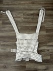 Mab   Monarch Baby Carrier - Houndstooth Beige Tan Ergonomic Cotton Hip Safe Mabe