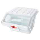 Rubbermaid Commercial Fg9g6000wht Storage Bin  Includes 1 2 Cup Scoop