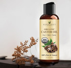 Handcraft Blends Organic Castor Oil - 4 Fl Oz - 100  Pure And Natural - Premium