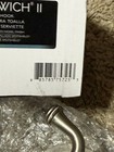 Delta Greenwich Ii Double Towel Multi-purpose Robe Hook Brushed Nickel Gre35-bn