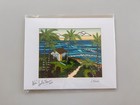 Heather Brown Signed Art Print Hawaii Surf Landscape    hawaii Hale   