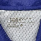 Nike Golf Dri-fit Polo Shirt Athletic Fit Striped Blue White Men s L