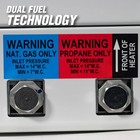 Mr Heater Mhvfdf20bft 20000 Btu Vent Free Blue Flame Dual Fuel Heater Ng Lp