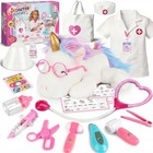 Unicorn Doctor Kit For Girls - Pretend Play Toys With Stethoscope  Carrying