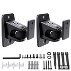 Surround Sound Rear Speaker Wall Mount 2 Pack keyhole Mount holds 11 Lbs