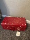 Maileg Storage Suitcase  Small  Red With Dots  New 