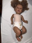 18    Reborn Baby Dolls Full Vinyl Silicone African American Girl Doll