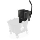 Side Press Wringer Replacement For Commercial Mop Bucket  26 And 33 Qt - Black