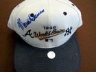 Mariano Duncan 1996 Wsc Ny Yankees Signed Auto 1996 World Series Cap Hat Jsa
