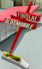 New 1 64 Findlay Oldsmobile Dealership Diorama     Handcrafted Usa Ooak