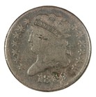 1809 1 2c Bn Classic Head Half Cent- Choice Vg-obv Damage- Smh 2066