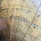 Antique Rand Mcnally 6  Terrestrial Globe 1892 Copyright Art Nouveau Iron Base