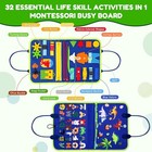 Toddler Busy Board Montessori Toys For 1 2 3 4 Year Old Boy Girl Birthday    