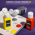 Permanent Soft Fabric Paint Set For Clothes 14 Colors 60ml Textile T-shirt Paint