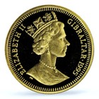Gibraltar 1 5 Royal Collie Dog Man Best Friends Animals Pr67 Pcgs Gold Coin 1995