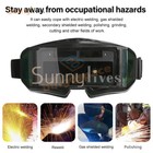 Solar Auto Darkening Welding Glasses Welder Mask Helmet Welding Eyes Goggles Us
