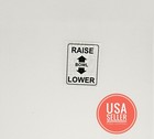 Hobart Label  bowl Raise Lower  Pack Of 10  Free Shipping   
