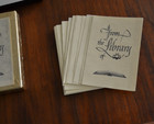 Vintage 50 Bookplates From The Library Of Antioch Made Usa Boxed Complete