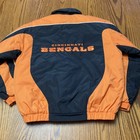 Vintage Cincinnati Bengals Winter Puffer Jacket Coat Men   s Size Medium Nfl