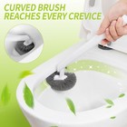 Toilet Brush And Plunger Set Hidden  S-shaped Toilet Brush Plunger Combo 
