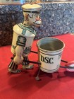Vintage 1930 s Marx Tidy Tim Street Cleaner Tin Wind Up Works