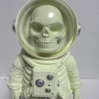 Halloween       Nwt Skeleton Astronaut Space Skull Resin Glow Paint New