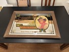 Vtg Olympia Beer Brewing-it s The Water-woman Pub bar Mirror Sign  28 1 2    X 40   