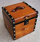 Civil War Era Antique Hat  Bonnet  Stagecoach Trunk  Restored  Tray  Rare 