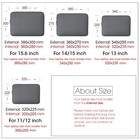 Laptop Sleeve Case Notebook Pouch Bag For Macbook Air Pro 11  13  14  15  