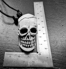 Haunted Active Spirit Witch Owned Genie Of Venus Skull Necklace White Black
