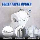 11 Pcs Silver Bathroom Hardware Set Stainless Steel Towel Bar Towel Racks Hooks