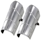 Medieval Bracers  18g Steel Vambrace Set   Siege Warfare Arm Armor For Larp Sca