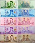 Set 5pcs Thailand 20 50 100 500 1000 Baht P 135 136 137 138 139 Unc New Banknote