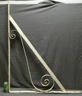 Antique Vtg White Wrought Iron Store Entrance 36  Sign Bracket Old 1891-24b