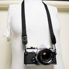 Slim 40    Black Cotton Camera Neck Strap   Black Peak Design Anchors Handcrafted