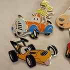 Disney Mickey And Friends Racing Car Pin Set Of 9
