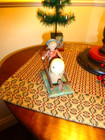 Antique German Wood Woman With Wheelbarrow  Erzgebirge Folk Art