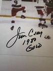 Jim Craig Signed auto 8x10 Photo 1980 Usa Hockey Miracle On Ice