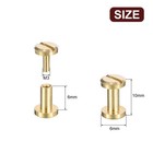 30 Set Brass Chicago Screws 6x6mm Post Nail Stud Rivets For Leather Craft