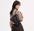Coach Cfn69  Rider Satchel Bag 24 Lhblk Black 2way Bag From Us