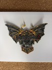 Vintage 1970s Harley Davidson Skull Bat Outlaw Biker Motorcycle Patch  Rare mint